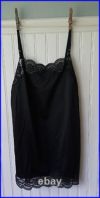 Lot of 6 Vintage Women's Lingerie Full Slip Dresses Nightie Nightgown Lace Silky