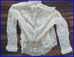 Lot of Antique Edwardian 1900's Womens Skirts Blouses Slips Pinafore