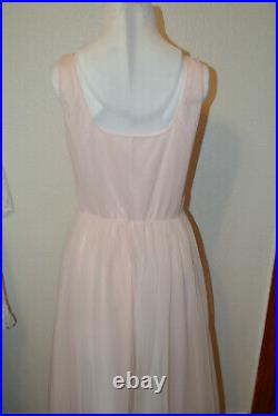 Lot of Five Vintage Slip Dresses Lingerie Full Slip Pastels 60's Soft Sz 30-36