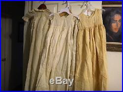 Lot of Vintage Christening Gowns, Slips, Dresses 17 Pieces Free Shipping USA