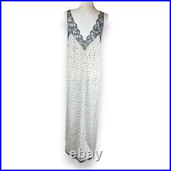 Lucie Ann Vintage Lace Slip Dress Maxi USA Medium Romantic Ethereal Coquette Y2K