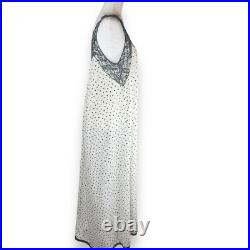 Lucie Ann Vintage Lace Slip Dress Maxi USA Medium Romantic Ethereal Coquette Y2K