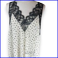 Lucie Ann Vintage Lace Slip Dress Maxi USA Medium Romantic Ethereal Coquette Y2K