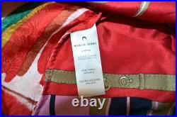 MARINE SERRE Future Wear Vintage Silk Foulard Scarf Asymmetric Draped Dress OS