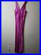 MAXI SATIN SLIP DRESS Womens L Glam Sexy Nightgown FREDRICKS OF HOLLYWOOD