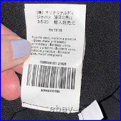 Marina Rinaldi Max Mara Y2K Vintage Black Silk Velvet Bias-Cut Maxi Dress 14 NWT