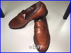 Men's FOOT-SO-PORT Dress Shoe Vintage Brown Slip On Loafer