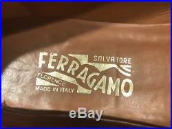 Men's Vintage Pre-owned Salvatore Ferragamo NOVARA' crocodile dress slip on sh