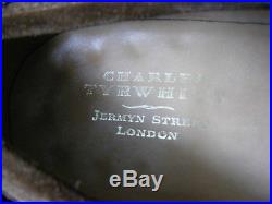 Mens Vintage Charles Tyrwhitt Suede Slip On Loafers Shoes UK 7.5 1/2 G EU 41.5