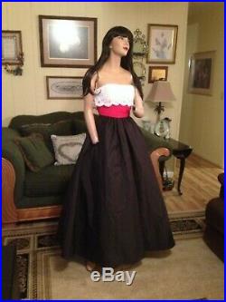 Mike Benet Vtg Gone With The Wind Southern Bell Style Gown +free Slip Included