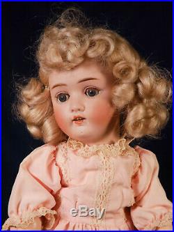 Mystery 18 Bisque Socket Head Doll Marked GERMANY 2 Lovely Dress & Slip