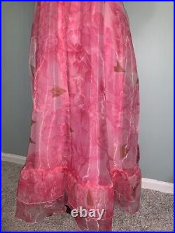 NEW Glossy Organza & Chiffon Dress NEW Puff Sleeves 3X Babydoll Selkie Style