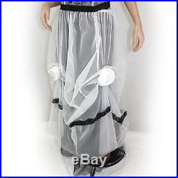 NEW NWT Nataya Vintage Titanic Style Wedding Bridal Tulle Dress Slip & Set XL