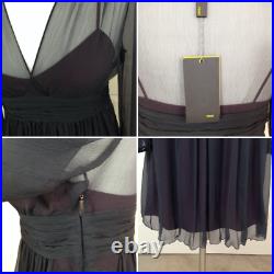NWT FENDI Silk Chiffon Dress with Empire Waist & Silk Slip IT42 Vintage