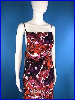 NWT Vintage Jean Paul Gaultier Bacteria Print Maxi Slip Style Dress (US 6)