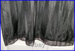 NWT Vintage Sliperfection Full Dress Black Slip Nylon Size 38 Sexy NOS