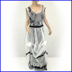 Nataya Plus Size Vintage Titanic Wedding Bridal Tulle Dress Slip Set 1X