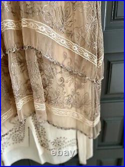 Nataya Titanic Dress M Butter/Cream Victorian Downton Abbey Stylz #5901