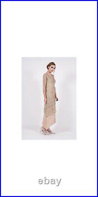 Nataya Titanic Dress S Beige Victorian Downton abbey vintage style 5901 new