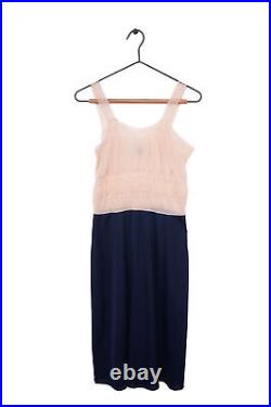 Navy Lace Slip Dress 38292