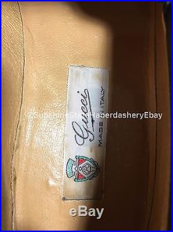 New Men's Vintage Gucci Horsebit Black Slip On Dress Shoes 10.5 US 43.5