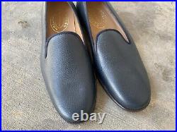 New Vtg Stubbs & Wootton Loafer Size 11.5 Pebbled Leather smoking slip on loafer
