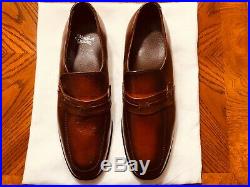 New With Box Vintage USA Made Morgan Quinn Brown Loafer Slip On -Size 9D-