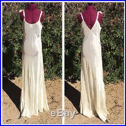 New York Creation Dress Institute Sheer Wedding Gown Slip Set Lace VTG 1940s