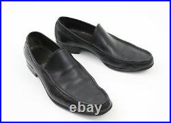 Nice! Vintage Tom Ford Era Gucci Black Leather Slip On Loafers Sz 10.5 D Italy