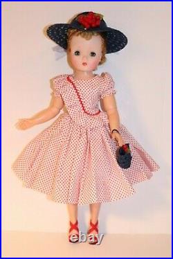 Outfit For Madame Alexander Cissy Others Dress Slip Straw Hat & Purse (No Doll)