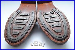POLO RALPH LAUREN Brown Leather Casual Penny Loafers Slip On Dress Shoes 12 D