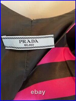 PRADA vintage slip dress sheath IT40 stripe