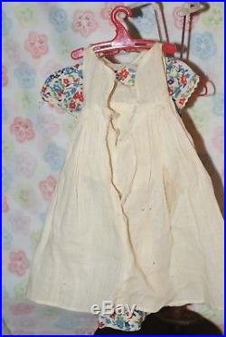 PRETTY! Vintage Lot Of 2 Dresses & Slip For Arranbee 14 Compsoition Doll