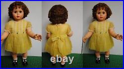 Playpal Ideal Penny Doll Vintage Yellow Dress/Slip