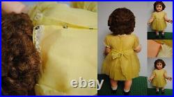 Playpal Ideal Penny Doll Vintage Yellow Dress/Slip