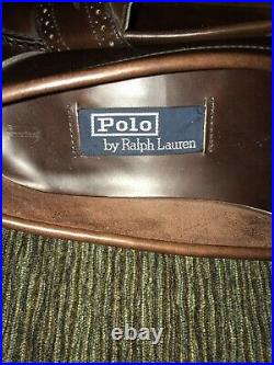 Polo Ralph Lauren Men's Size 9 D Leather Slip On Loafers Dress Shoes