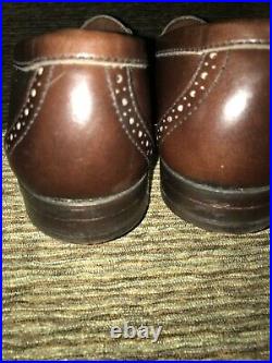 Polo Ralph Lauren Men's Size 9 D Leather Slip On Loafers Dress Shoes