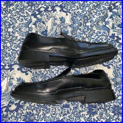 Prada Mens Vintage Leather Loafer Slip On Dress Shoes Size 11 Made In Italy