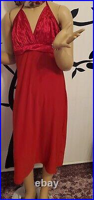 Prada Vintage Halter DRESS, Red Large nwt (would fit like a small)