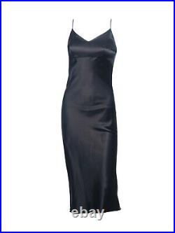 Pure Silk Black Lingerie Style Dress, Silk Nightgown