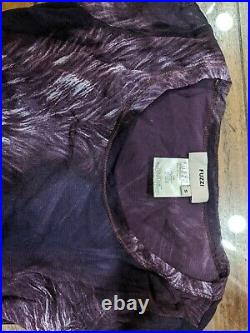 Purple Vintage Jean Paul Gaultier Fuzzi Mesh Dress Small S