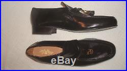 RARE JOHNSTON MURPHY Vintage Men's Black Tasseled Toe Slip-On/Dress Shoes- 11D