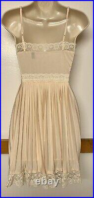 RARE! NWOT Vintage Meadham Kirchhoff Topshop Collab Light Pink Slip-Dress (S)