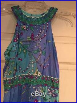 Rare Vintage 1960's Emilio Pucci For Formfit Rogers Nightgown Slip Dress P