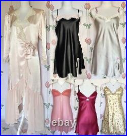 RARE VINTAGE Victoria's Secret Slip Dress Lingerie 6 PC LOT NO FLAWS