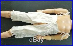 Rare Childs Antique Split Crotch Pantaloon Slip Reenact Lot/Dress a Bisque Doll