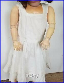 Rare Childs Antique Split Crotch Pantaloon Slip Reenact Lot/Dress a Bisque Doll