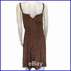 Rare Vintage 1970s Guy Laroche Silk Slip Dress Size XS