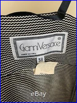 Rare Vintage 1980s Gianni Versace Slip Dress New with Tag sz 38/US 2