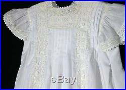 SALE! Vintage Heirloom Girl's Christening Gown Baptism Dress & Slip 6 Months New